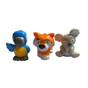 Fisher Price Little People Jungle Zoo Animals Parrot Tiger Koala Bear